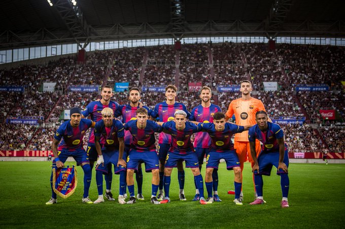 برشلونة يظهر قوته أمام فيسيل كوبي ويفوز بثلاثية في بروفة للموسم الجديد